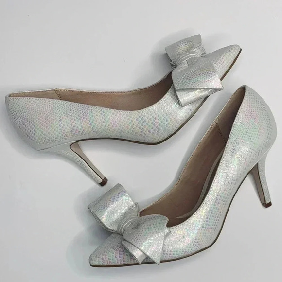ASOS Skye Iridescent Pointed Heels - Picture 1 of 5